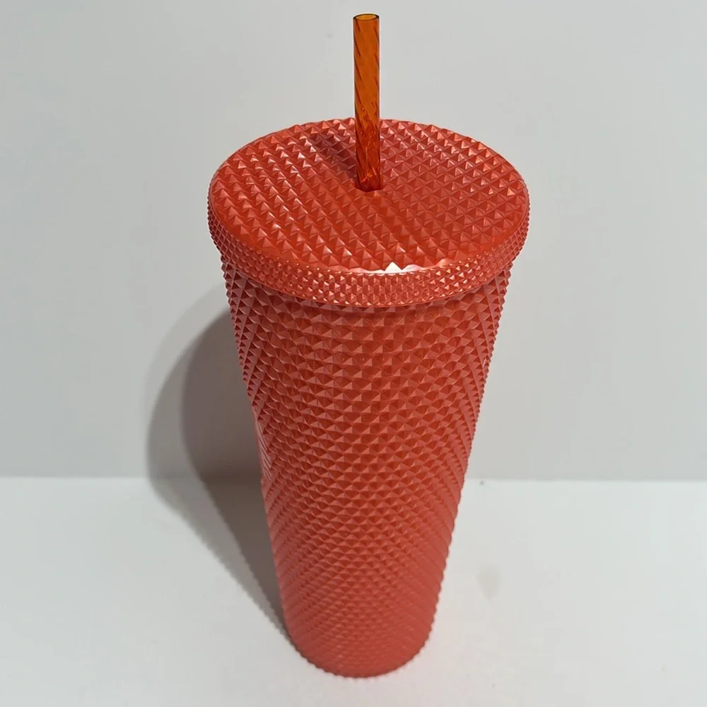Starbucks 2021 Orange Studded Venti 24 oz. Cold Cup Tumbler